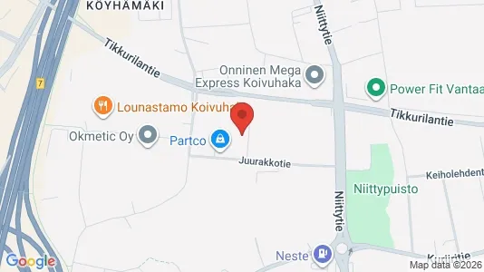 Lager zur Miete i Vantaa – Foto von Google Street View