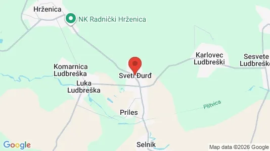 Lokaler til salg i Sveti Đurđ - kort over placeringen
