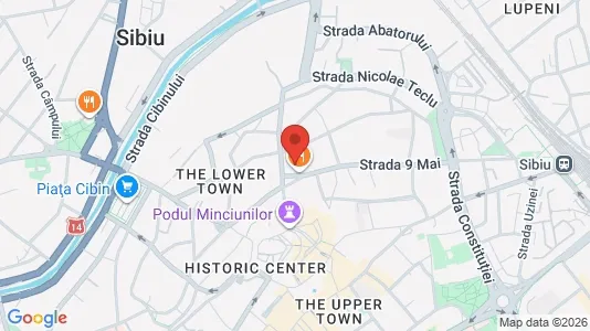 Lokaler til leje i Sibiu - kort over placeringen