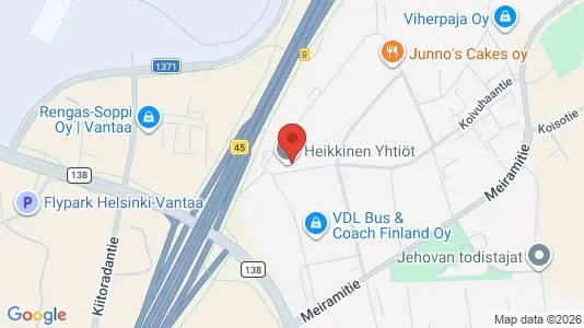 Nieruchomości komercyjne Do wynajęcia i Vantaa - kort over placeringen