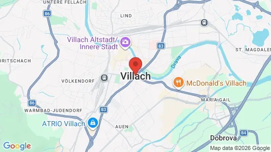 Lokale biurowe Do wynajęcia i Villach - kort over placeringen