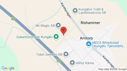 Nieruchomości przemysłowe Do wynajęcia i Kungälv - kort over placeringen