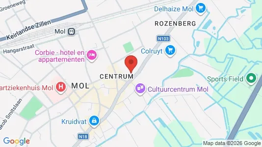 Nieruchomości komercyjne Na sprzedaż i Mol - kort over placeringen