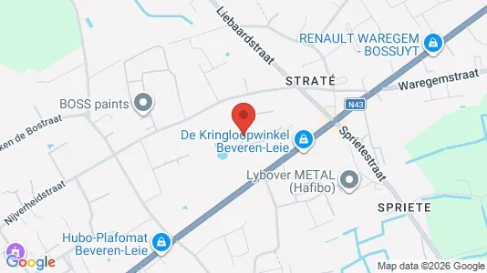 Liikekiinteistöt Vuokrattavana i Waregem - Kuva Google Street Viewstä