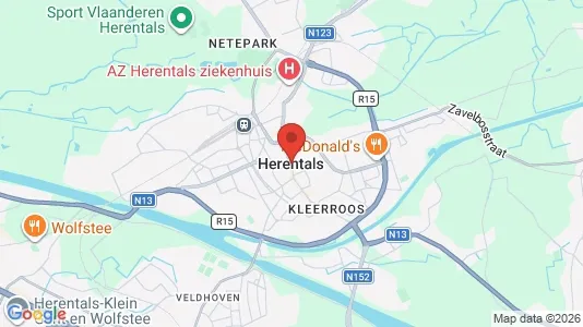 Butikslejemål til salg i Herentals - Foto fra Google Street View