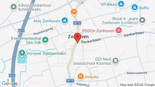 Nieruchomości komercyjne Na sprzedaż i Zonhoven - kort over placeringen
