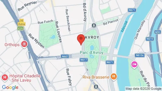 Nieruchomości komercyjne Na sprzedaż i Luik - kort over placeringen