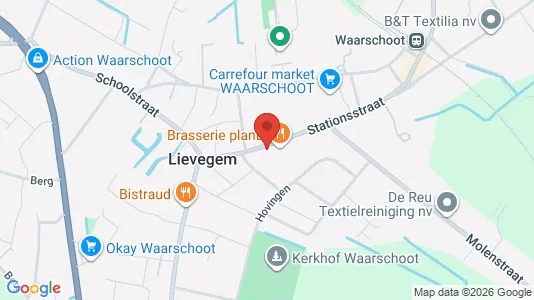 Warehouses for sale i Lievegem - kort over placeringen