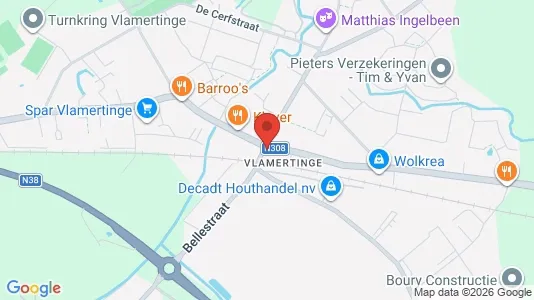 Gewerbeflächen zum Kauf i Ieper – Foto von Google Street View