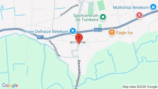 Lokaler til salg i Begijnendijk - kort over placeringen