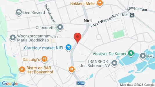 Propiedades comerciales En venta i Niel - kort over placeringen