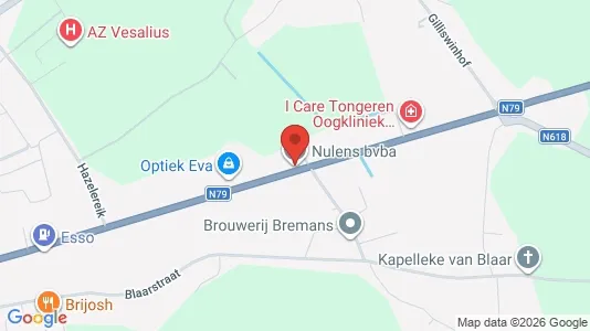 Commercial properties for sale i Tongeren - kort over placeringen