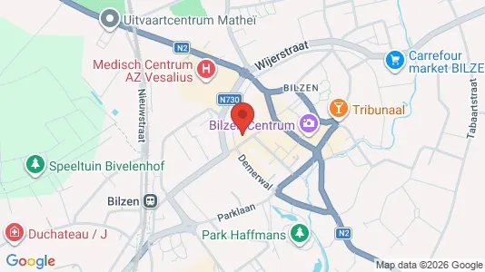 Nieruchomości komercyjne Na sprzedaż i Bilzen - kort over placeringen