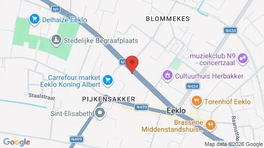 Nieruchomości komercyjne Na sprzedaż i Eeklo - kort over placeringen