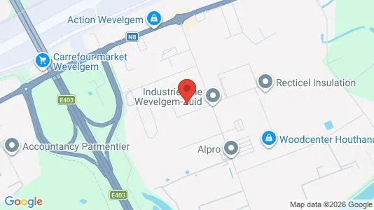 Nieruchomości komercyjne Na sprzedaż i Wevelgem - kort over placeringen