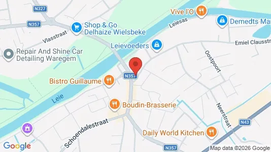 Nieruchomości komercyjne Na sprzedaż i Waregem - kort over placeringen