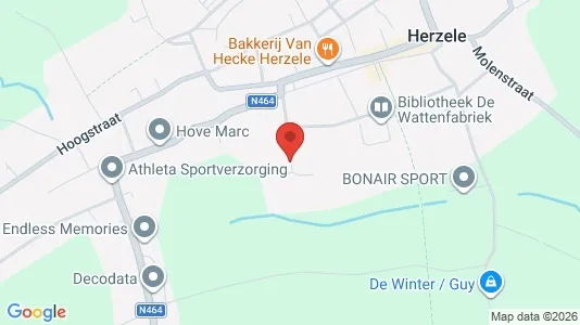 Commercial properties for sale i Herzele - kort over placeringen