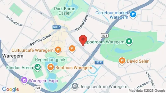 Gewerbeflächen zur Miete i Waregem – Foto von Google Street View