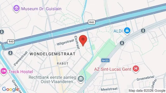 Commercial properties for rent i Stad Gent - kort over placeringen
