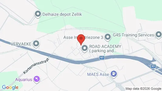Nieruchomości komercyjne Na sprzedaż i Asse - kort over placeringen