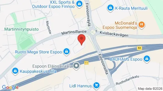 Lokaler til leje i Espoo - Foto fra Google Street View