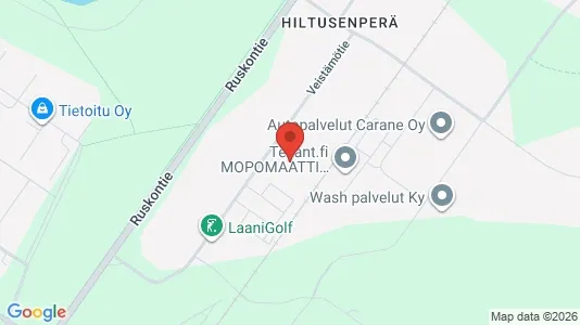Kontorer til leie i Oulu - kort over placeringen