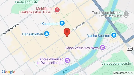 Office spaces for rent i Turku - kort over placeringen