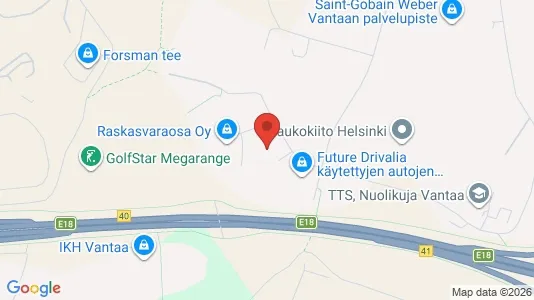 Lagerlokaler til leje i Vantaa - Foto fra Google Street View
