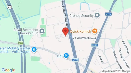 Commercial properties for rent i Kontich - kort over placeringen