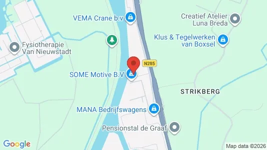 Lokaler til leie i Breda - kort over placeringen