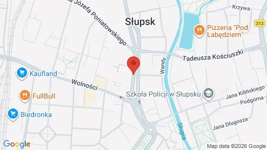 Lokale biurowe Do wynajęcia i Słupsk - kort over placeringen