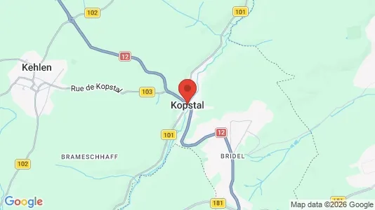 Lokale biurowe Do wynajęcia i Kopstal - kort over placeringen