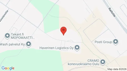 Nieruchomości komercyjne Do wynajęcia i Oulu - kort over placeringen