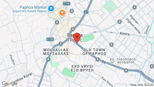 Lokale biurowe Na sprzedaż i Paphos - kort over placeringen