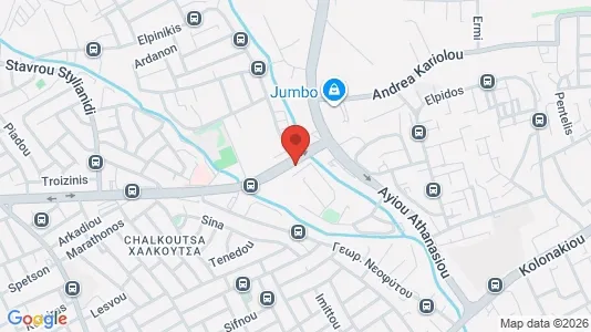 Lokale biurowe Na sprzedaż i Agios Athanasios - kort over placeringen