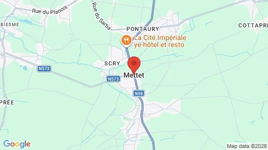 Commercial properties for sale i Mettet - kort over placeringen