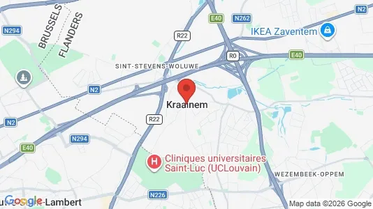 Lokale biurowe Do wynajęcia i Kraainem - kort over placeringen