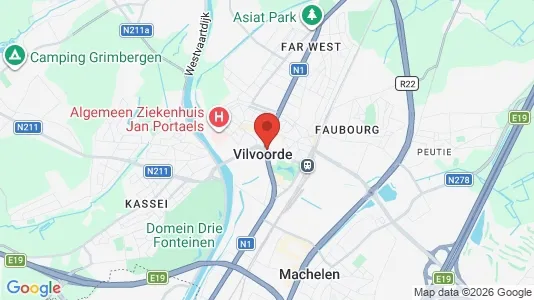Kontorlokaler til leje i Vilvoorde - Foto fra Google Street View