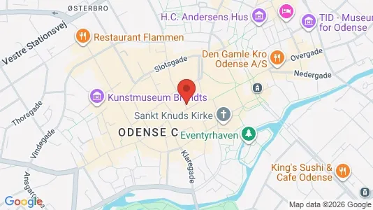 Büros zur Miete i Odense C - kort over placeringen