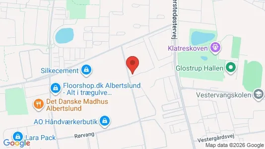 Kontorlokaler til leje i Albertslund - kort over placeringen
