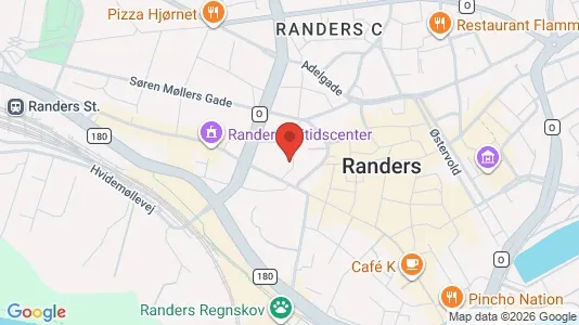 Lokale biurowe Do wynajęcia i Randers C - kort over placeringen