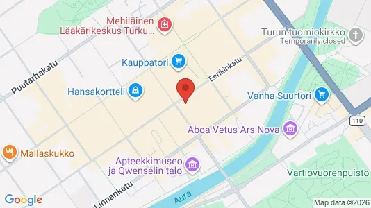 Office spaces for rent i Turku - kort over placeringen
