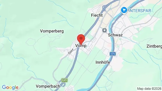 Lokale biurowe Do wynajęcia i Vomp - kort over placeringen