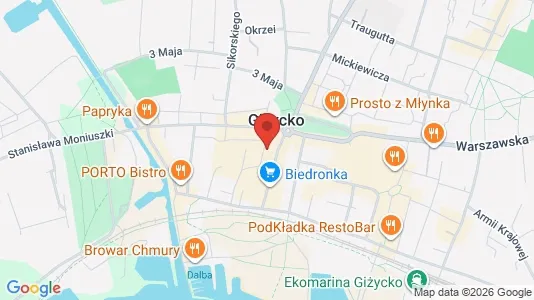 Lokale biurowe Do wynajęcia i Giżycki - kort over placeringen