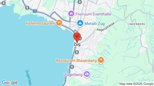Værkstedslokaler til leje i Zug - Foto fra Google Street View