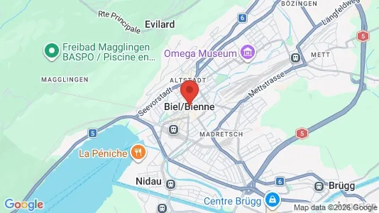Værkstedslokaler til leje i Biel - Foto fra Google Street View
