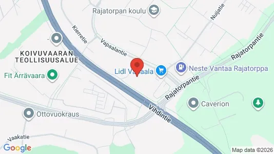 Gewerbeflächen zur Miete i Vantaa – Foto von Google Street View
