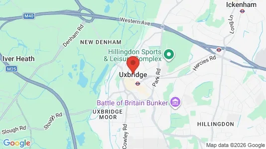 Toimistotilat Myynnissä i Uxbridge - Middlesex - kort over placeringen