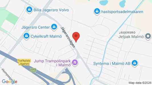 Office spaces for rent i Rosengård - kort over placeringen