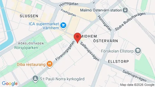Kontorlokaler til leje i Malmø Centrum - Foto fra Google Street View